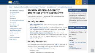 
                            5. Security Workers & Security Businesses Online Applications ...