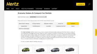 
                            11. Sedan, Compact & Economy Car Rentals | Hertz