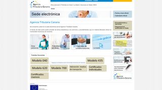 
                            12. Sede electrónica de la Agencia Tributaria Canaria