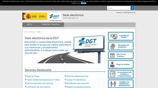 
                            3. Sede electrónica de la DGT