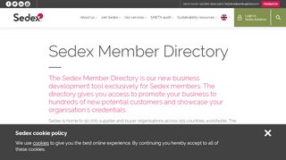 
                            12. Sedex Member Directory | Sedex