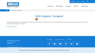 
                            6. SEDO Congreso - Tarragona | MELAG