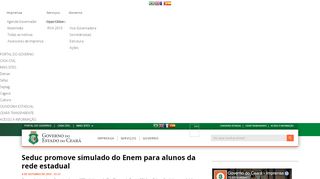 
                            7. Seduc promove simulado do Enem para alunos da rede estadual ...