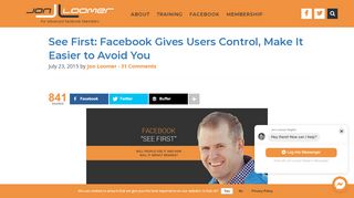 
                            9. See First: Facebook Gives Users Control, Make It Easier to Avoid You ...