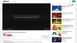 
                            2. See The Real Tooth Fairy Sing a Song for a Girl - YouTube
