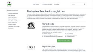 
                            7. Seedbanks jetzt vergleichen bei » WEED GOURMET