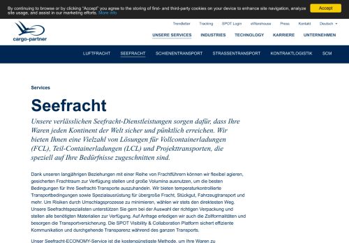 
                            7. Seefracht: cargo-partner