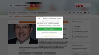 
                            7. Seefried: Die Grünen wollen nur blockieren | CDU in Niedersachsen