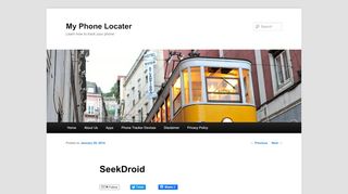 
                            12. SeekDroid - My Phone Locater