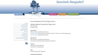 
                            8. Seeschule Rangsdorf: Leitung