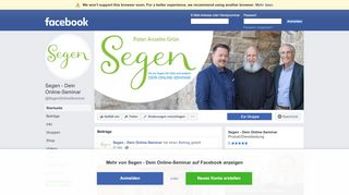 
                            4. Segen - Dein Online-Seminar - Startseite | Facebook