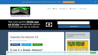 
                            7. Segredos Do Adsense 3.0 Funciona? - webdinheiro.net