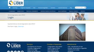
                            2. Seguradora Líder-DPVAT login