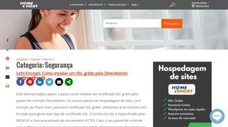 
                            7. Segurança | Homehost