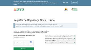 
                            3. Segurança Social Direta Registar na Segurança Social Direta