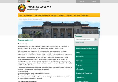 
                            6. Segurança Social / Serviços / Cidadão / Início - Portal do Governo de ...