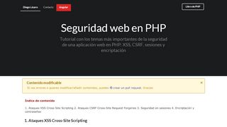 
                            9. Seguridad web en PHP - Diego Lázaro