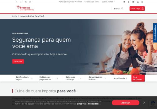 
                            10. Seguro de Vida para você | Bradesco Seguros