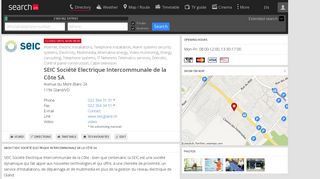 
                            10. SEIC Société Electrique Intercommunale de la Côte SA - search.ch