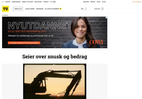 
                            12. Seier over snusk og bedrag - Tu.no