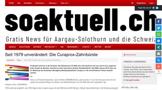 
                            9. Seit 1979 unverändert: Die Curaprox-Zahnbürste - soaktuell.ch ...