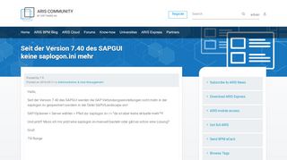 
                            13. Seit der Version 7.40 des SAPGUI keine saplogon.ini mehr | ARIS ...