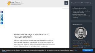 
                            6. Seiten oder Beiträge in WordPress mit Passwort schützen?