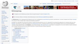 
                            10. Seitensprung – Wikipedia