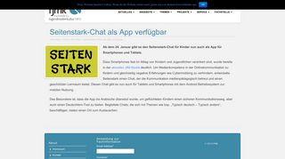 
                            8. Seitenstark-Chat als App verfügbar | Fachstelle für Jugendmedienkultur