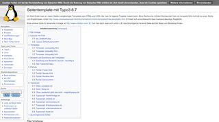 
                            11. Seitentemplate mit Typo3 8.7 – Debacher-Wiki