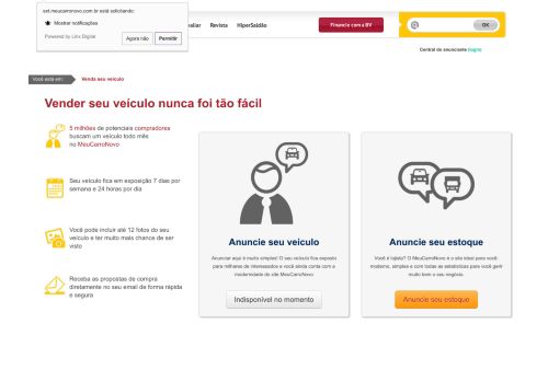 
                            4. Seja bem vindo(a) à nossa loja virtual - Vender