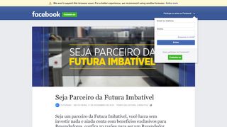 
                            10. Seja Parceiro da Futura Imbatível | Facebook