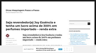 
                            12. Seja revendedor(a) Joy Essência e tenha um lucro acima de 300 ...