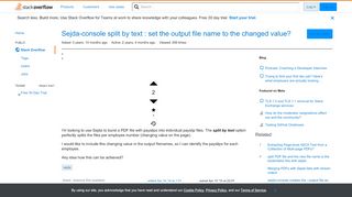 
                            13. Sejda-console split by text : set the output file name to the ...