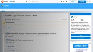 
                            12. Seko IPTV - any experiences or feedback on them? : IPTV - Reddit