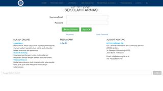 
                            11. SEKOLAH FARMASI - KULIAH ITB ONLINE