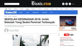 
                            6. SEKOLAH KEDINASAN 2018: Inilah Sekolah Yang Sedot Peminat ...