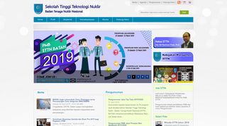 
                            9. Sekolah Tinggi Teknologi Nuklir - Badan Tenaga Nuklir Nasional