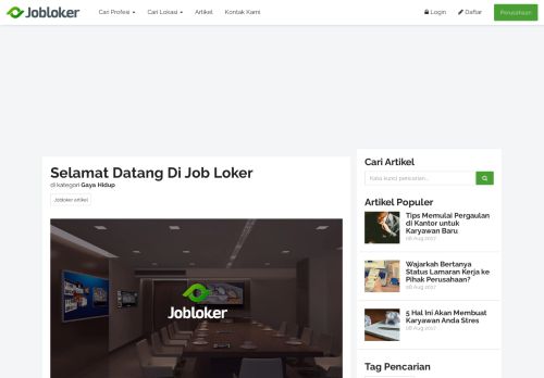 
                            6. Selamat Datang Di Job Loker - Lowongan Kerja Terbaru - Indonesia ...