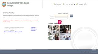 
                            5. Selamat Datang di Sistem Informasi Akademik :: Universitas Katolik ...