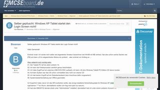 
                            12. Selber gepfuscht: Windows XP Tablet startet den Login Screen nicht ...
