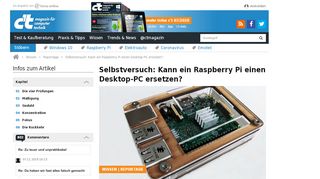 
                            5. Selbstversuch: Kann ein Raspberry Pi einen Desktop-PC ersetzen? | c ...