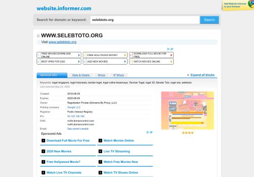 
                            12. selebtoto.org at WI. www2 Agen Dan Bandar Taruhan Judi Togel ...