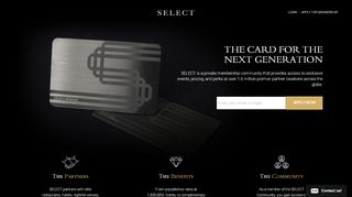 
                            8. SELECT Black Card: Exclusive Events, Premier Benefits, and VIP ...