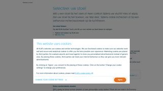 
                            4. Selecteer uw stoel - KLM.com