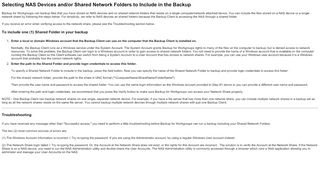 
                            10. Selecting Shared Network Folders to Include in the Backup