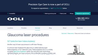 
                            12. Selective Laser Trabeculoplasty (SLT) - Precision Eye Care