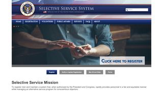 
                            11. Selective Service System > Home