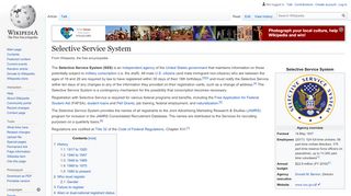 
                            8. Selective Service System - Wikipedia