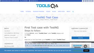 
                            12. Selenium Test Case with TestNG Framework | Selenium Tutorials